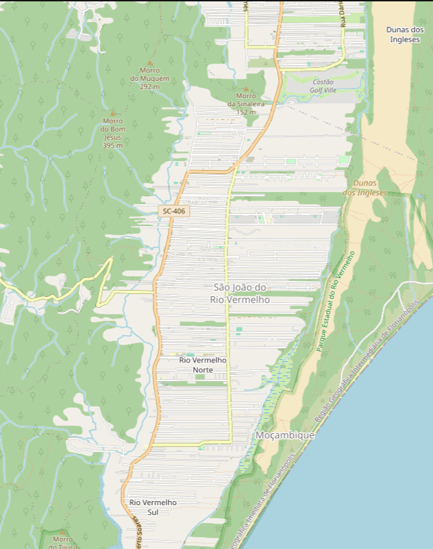Mapa do bairro no SIGRUAS